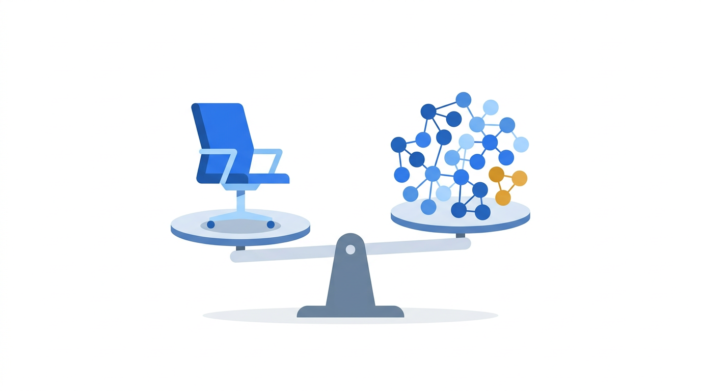 Featured illustration for the RankThrottle Agencies blog “In-House SEO vs. Hiring an Agency: A Cost and ROI Breakdown”